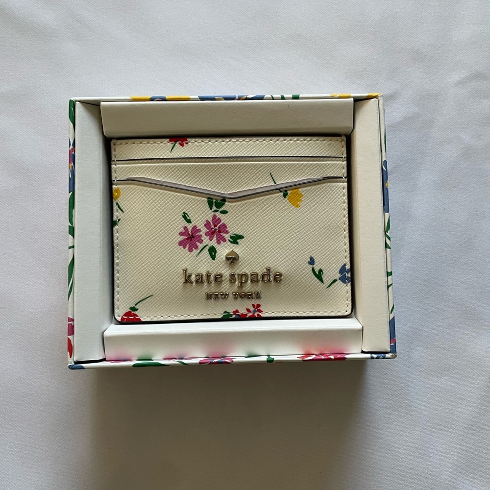 Kate Spade Floral Card Holder